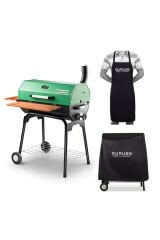 Guruss CG-075 Kömürlü Barbekü Mangal Yeşil