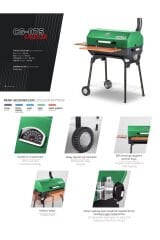 Guruss CG-075 Kömürlü Barbekü Mangal Yeşil