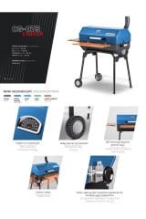 Guruss CG-075 Kömürlü Barbekü Mangal Mavi