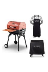 Guruss CG-050 Kömürlü Barbekü Mangal Oksit Kırmızı