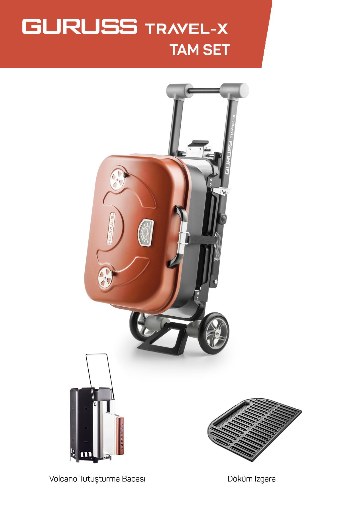 Guruss Travel-X Tamset Oksit Kırmızı