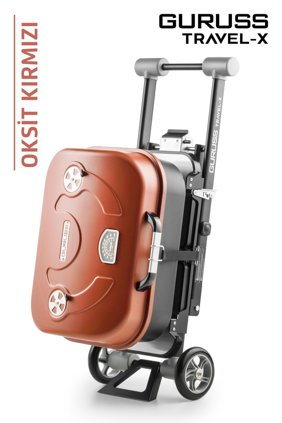 Guruss Travel-X Taşınabilir Mangal Oksit Kırmızı