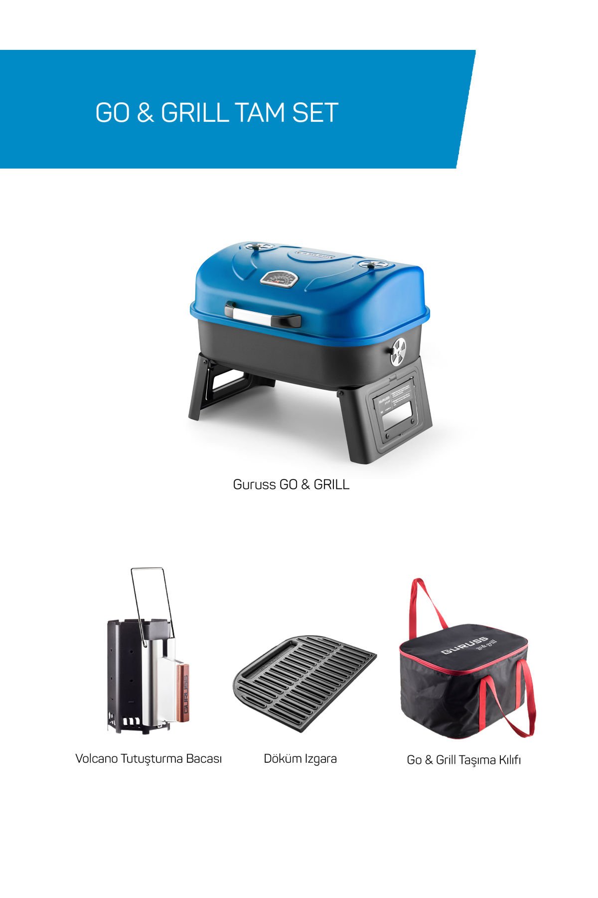 Guruss Go & Grill Tamset Mavi